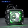 Светодиодная фара дополнительного света Aurora ALO-2-T-P23Q 6 диодов 30W +ПОДСВЕТКА