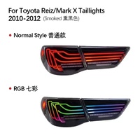 Стопы тюнинг фонари RBG Toyota Mark X 130 2013-2019