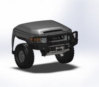 Передний силовой бампер Toyota FJ Cruiser 