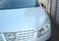 Реснички на фары  Nissan Qashqai 07-10