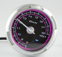 Датчик DEFI C2 Advance розовый Volt (вольметр)