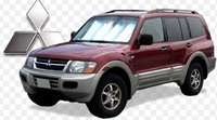 Ветровики - дефлекторы окон Mitsubishi Pajero V7# 99-06 (TXR Тайвань)
