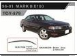 Ветровики - дефлекторы окон Toyota MARK II X10# 1996-2001 (TXR Тайвань) 