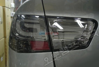 Стопы (фары)  LED «BMW F-series Style» для Kia Cerato Forte Sedan (дымчатые, хром)