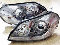 Оптика (фары) светодиодные Toyota Mark 2 JZX110 2001 линза (хром) белые