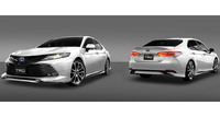Обвес TRD на Toyota Camry 70 (пороги)