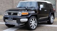 Накладка на передний бампер (губа) LX-Mode для Toyota FJ Cruiser