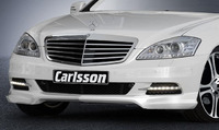 Накладка (губа) на передний бампер Carlsson для Mercedes S-class (W221)