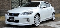 Накладка (губа) на передний бампер LX-Mode для Lexus CT200h
