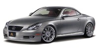 Накладка на передний бампер (губа) Auto Couture Sports для Lexus SC430
