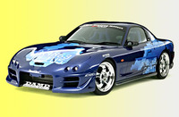 Аэродинамический обвес DAMD для Mazda RX-7 (оригинал, Япония)