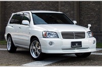 Накладка на передний бампер (губа) LX-Mode для Toyota Highlander