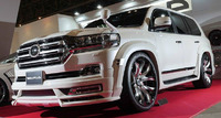 Передний бампер (губа) WALD для Toyota Land Cruiser 200 2016+