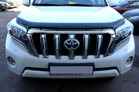 Дефлектор капота - мухобойка Toyota Land Cruiser Prado 150 2014 (черный)