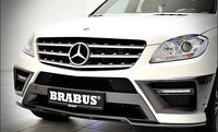Накладка на передний бампер Mercedes ML W166 6.3 "AMG Brabus"