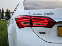 Стопы тюнинг Toyota Corolla 2012-2015 E180 (красные) стиль Mercedes