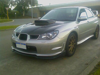 Губа (перед) "Charge speed" на Subaru Impreza 2006-2007 GDF
