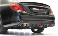 Диффузор заднего бампера Brabus для Mercedes S-Class