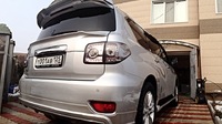 Спойлер под стекло Impul Nissan Patrol Y62 (на середину двери)