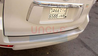 Накладка заднего бампера хром Toyota land Cruiser Prado 150 2010-2013