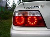 Стопы светодиодные Toyota Chaser 100 (красные)