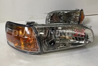 Фары - оптика Toyota Corolla 110 1995-1997 дорестайлинг (светлые)