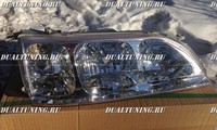 Фары Toyota Cresta JZX 100 хрусталь (3-х блочные)