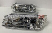 Фары (оптика) хрустальные Toyota Sprinter Carib AE114