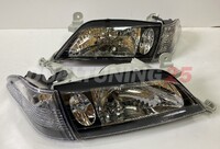 Фары Toyota Carina 212 хрусталь черные