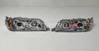 Фары тюнинг Toyota Chaser JZX 100 светлые