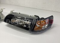 Фары (оптика) Toyota Corolla 100 1997-2002 (черный хрусталь)