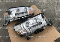 Фары Land Cruiser 200 2016+ дизайн Executive White / Executive Black