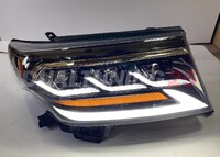 Фары LED тюнинг Land Cruiser 200 2007-2015 стиль Lexus