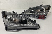 Фары тюнинг Lexus IS250 2005-2012 черные #2