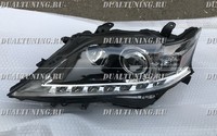 Фары Lexus RX270/RX350/RX450h 2012-2015 (рестайлинг) бегающий поворотник