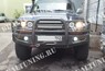 Оптика (фары) тюнинг Toyota Land Cruiser 80 1990-1998 линза (черные)
