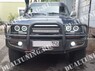 Оптика (фары) тюнинг Toyota Land Cruiser 80 1990-1998 линза (черные)