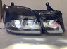 Фары тюнинг Lexus LX470/ Cygnus (J100) 1998-2007 стиль Lexus