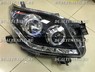 Фары (оптика) диодные Toyota Land Cruiser Prado 150 2014 + линза + ангельские глазки (черные) Тайвань