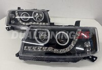 Фары диодные тюнинг Toyota Probox линза черные