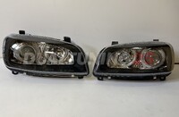 Фары (оптика) тюнинг линза Toyota Rav4 1996-1999 черные
