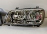 Фары (оптика) с ангельскими глазками Toyota Rav4 96-99 линза светлые
