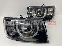 Фары тюнинг Nissan Patrol Y61 в стиле Range Rover