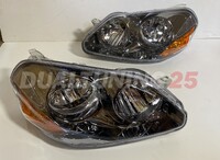 Фары тюнинг Toyota Mark JZX 110 2001 темный хром