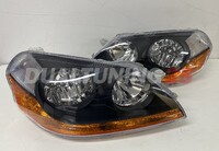Фары тюнинг Toyota Mark JZX 110 2002-2004 черные