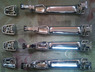 Ручки на двери хром с подсветкой Toyota Harrier 30 / Lexus GX 470 / Toyota Prado 120 / Toyota Surf 215 (с кнопкой)