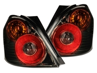 Стопы Toyota Vitz / Yaris 2005-2008 (черные) 