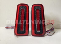 Стопы LED (катафоты) Toyota Alphard / Vellfire 30 в задний бампер 3 режима #3