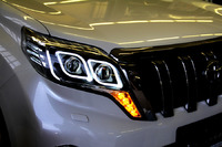 Фары (оптика) Toyota Land Cruiser Prado 150 2014 (рестайлинг) "Ангельские глазки"