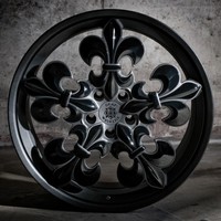Кованные диски из коллекции «Fleur de Lis» GW Comte Noir